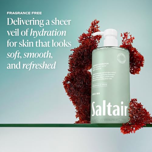 Saltair Hyaluronic Acid Body Serum - Hydrating Gel Moisturizer 13oz