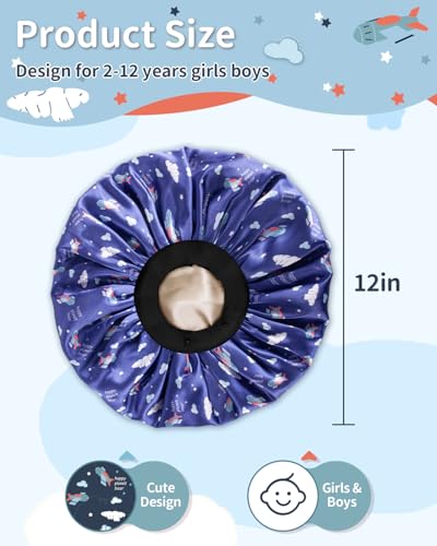 Satin Bonnet for Kids with Adjustable Elastic Band