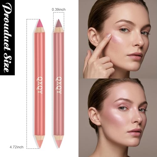 Blush Stick Duo - Dual-Sided Cream Blush & Highlighter