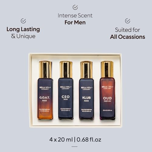 BellaVita Luxury CEO Man Cologne Gift Set for Men