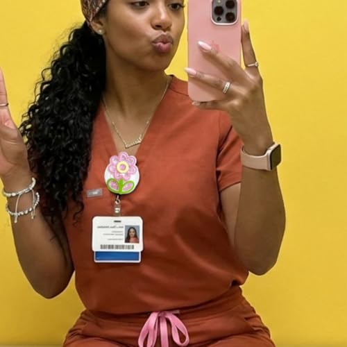 Retractable Badge Reel with 360° Swivel Clip - Nurse & Medical