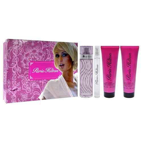 Paris Hilton by Paris Hilton, 4 Piece Gift Set women with Travel Spray