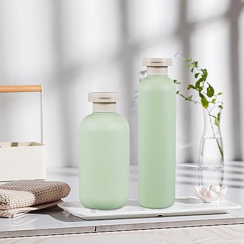 6.8oz Refillable Squeeze Bottles with Flip Cap (2 Pack)