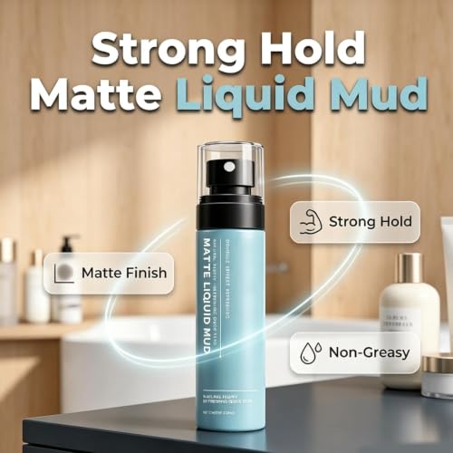 Men's Quick-Dry Matte Styling Mud Spray 150ml