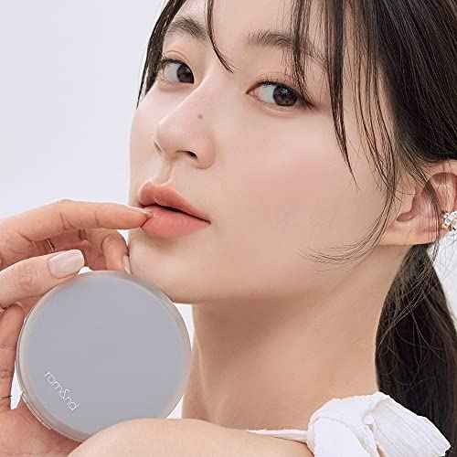 Rom&nd Nu Zero Cushion (05 Sand 25) Long Lasting, High Coverage, Semi Matte Finish, Flawless Complexion Without Cakey Face, Makeup Base and Fixer, Thinly Layered, Korean Cushion Foundation