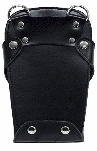 Kissaki Black Genuine Leather Hair Scissors Holster Hairstylists Cosmetologist Tool Pouch