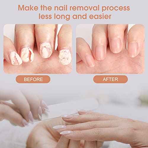 Gel Nail Polish Remover, Acetone-Free Gel Polish Remover, Easily and Quickly Remove in 3-5 Minute, No Soaking or Wrapping, Travel-Friendly 15ML
