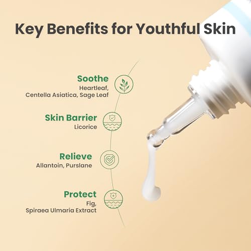 AXIS-Y Heartleaf My Type Calming Cream - Soothing, Redness Relief & Long Lasting Moisture Dewy Skin Daily Face Lotion - Vegan Korean Skin Care Moisturizer Face Cream - 2.02 fl. oz.