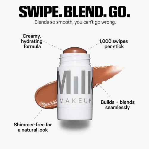 Milk Makeup Matte Bronzer ? Buildable Cream Bronzer Stick with Mango Butter + Apricot Oil ? Hydrating, Multi-Use Formula for a Sunkissed Glow