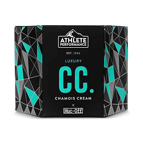 Muc-Off Luxury Chamois Cream Cycling | Anti-Chafing, Moisturizing Formula | Long-Lasting Comfort & Protection | Ideal for Cyclists, Triathletes, and Runners (250 ml (Pack of 1))