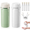 2 Pack 4-in-1 Travel Dispenser Bottles Refillable Leak-Proof Toiletry Containers