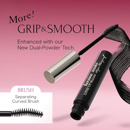 Heroine Make Long & Curl Waterproof Mascara Gray Black 1.2 Fl Oz