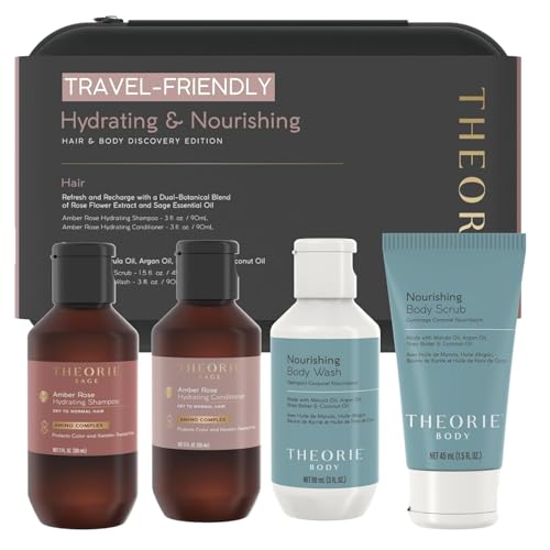 Theorie Hydrating Travel Kit - Shampoo, Conditioner & Body Care