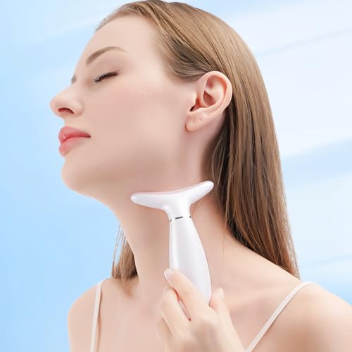LED Facial Massager with Heat & Vibration - 3 Modes