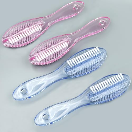 8 PCS Nail Cleaning Brush Two Sided Hand Foot Fingernail Scrub Brush for Men Women Kids