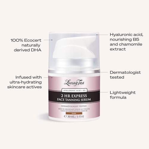 Loving Tan 2 HR Express Face Tanning Serum Dark