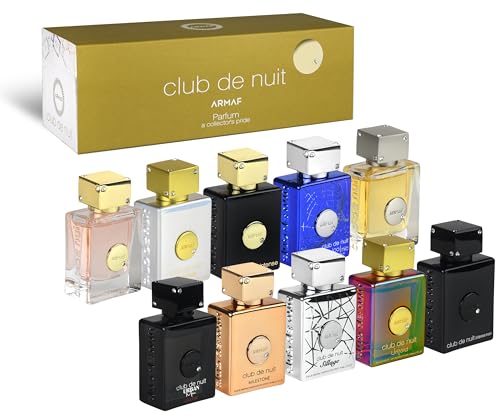 Armaf Club De Nuit Parfum Mini 10-Piece Fragrance Discovery Set