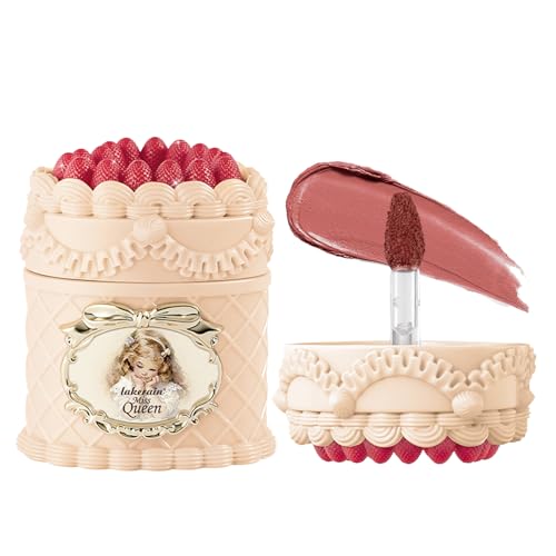 Strawberry Cream Cake Lip Tint Stain - Matte Mousse Lipstick