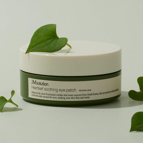 JMsolution Heartleaf 88 Soothing Eye Patch ? Cooling Hydrogel Under Eye Mask for Puffy Eyes, Dark Circles & Sensitive Skin ? Hydrating & Calming Eye Care with Houttuynia Cordata