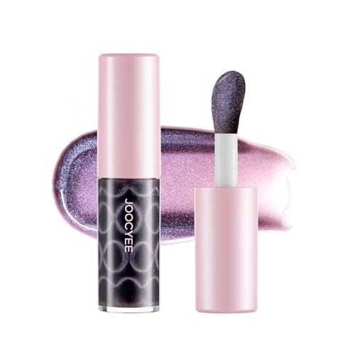 Joocyee Cat Eye Lip Gloss - Holographic Shimmer Plumping Tint
