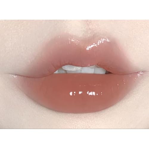 1 PC Glossy Jelly Mirror Effect Solid Moisturizing Lipstick, Jelly Lipstick, Mirror Effect Solid Lip Glaze, Lip Plumper (#05, 1.9g)