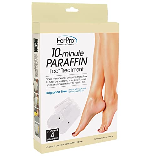 ForPro Paraffin Wax Foot Treatment Booties - Fragrance Free (1 Pair)