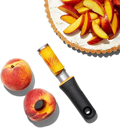 OXO Good Grips Peach Pitter - Stainless Steel Fruit Pit Remover