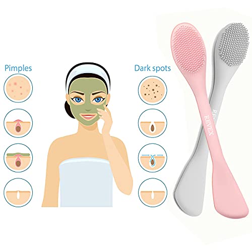 REVEX Silicone Face Mask Applicator & Scrubber Brush Set