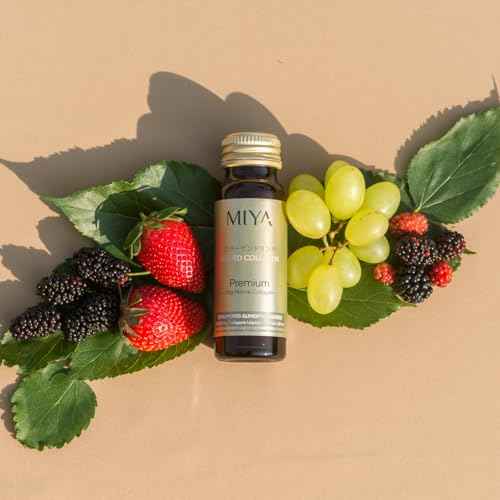 Premium Liquid Collagen for Women | 10,000 mg of Marine Collagen | Red Berries and Grape Flavor | Supports Skin, Hair & Nails | Beauty Supplement | Box with 10 Shots