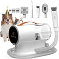 FIXR Dog Grooming Vacuum Kit with Clippers & 5-in-1 Tools