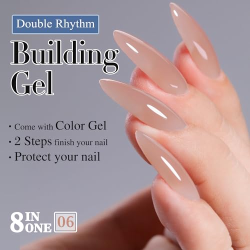 Double Rhythm Hard Gel Nail Polish 15ml - Builder in a Bottle