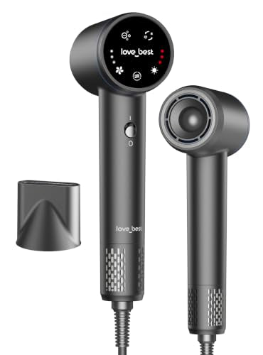Professional Ionic Hair Dryer - Fast Drying, Quiet, Lightweight