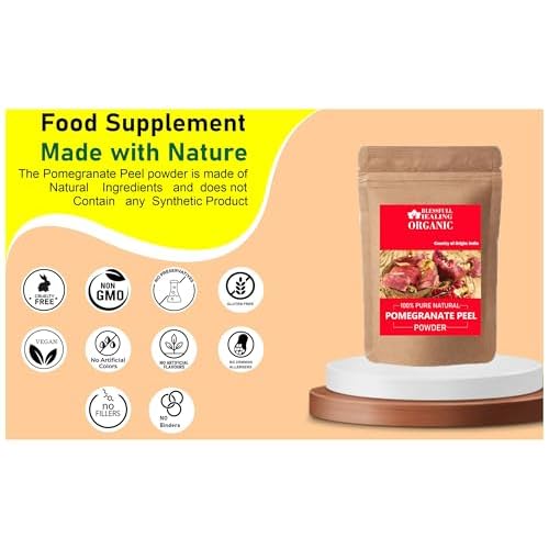 Organic Pomegranate Peel Powder 100% Pure Natural 300 Gram / 10.58 oz