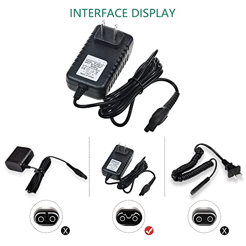 Power Adapter AC Charger Compatible with Philips Norelco Aquatec AT830 AT830/41 AT815 Shaver