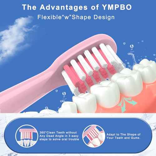 10PCS Toothbrush Replacement Head Compatible with Vekkia Kids Pink Unicorn Electric Toothbrush, Soft and Comfortable for Children's Teeth and Gums