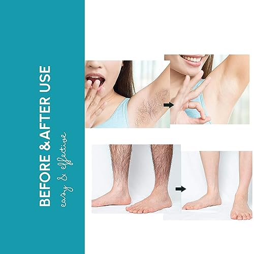 Hair Removal Cream - Fast and Painless Depilation for Smooth Skin, Dermatologist Tested for Sensitive Areas, Hair Remover Cream For Women