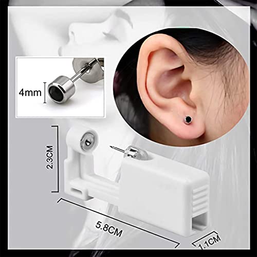 Nose Piercing Gun Kit 2-Pack with Studs & Tools