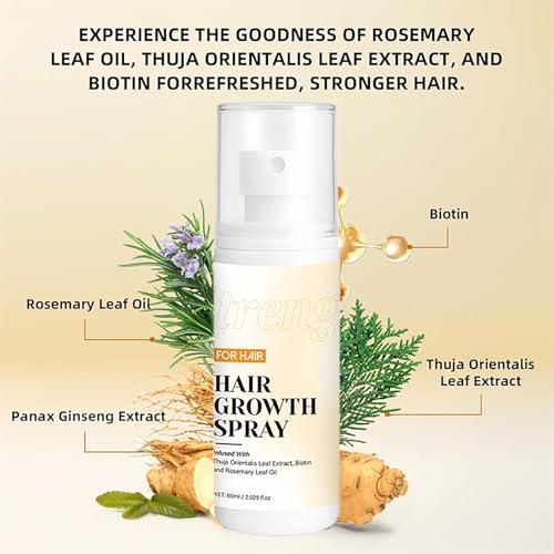 Rosemary Oil & Biotin Hair Growth Spray 60ml