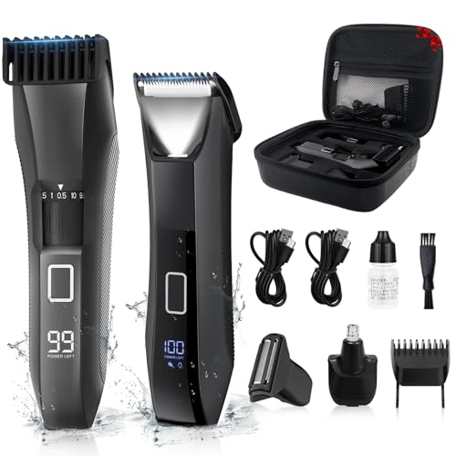 Beatslm All-in-One Beard & Body Hair Trimmer Kit with LED