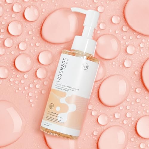 J.CAT BEAUTY Soonsoo Deep Micro Facial Cleansing Oil for Waterproof Makeup - 5.2 Fl Oz