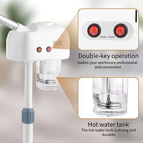 Winado 2-in-1 Facial Steamer with 5X Magnifying Light