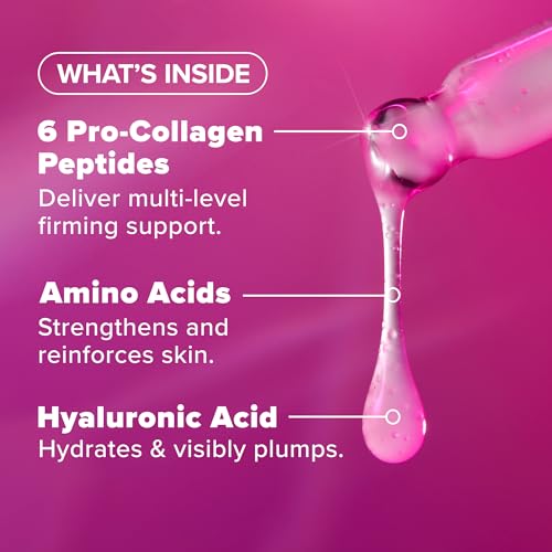 Paula¡¯s Choice Pro-Collagen Multi-Peptide Booster Face Serum for Wrinkles, Serum for Face Supports Collagen Production with Plumping Hyaluronic Acid & Amino Acids, Fragrance-Free, 0.67oz