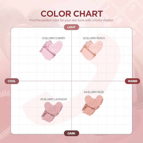 lilybyred Luv Beam Blur Cheek Powder Blush - Heart-Shaped