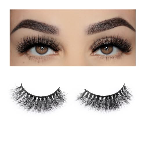 Miss Kiss 3D Mink Lashes 12mm Reusable Natural Fluffy