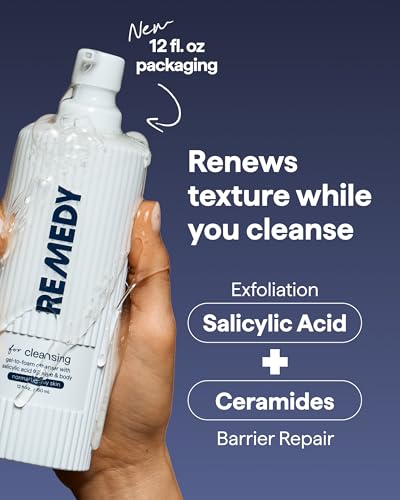 Remedy Gel-to-Foam Cleanser | Salicylic Acid & Ceramides