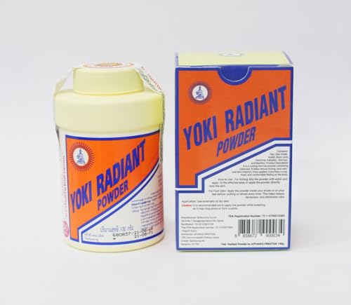 Cooling Natural Deodorant Powder for Feet & Underarms - 100g