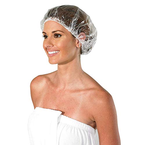 Disposable Processing Caps Bouffant Style Clear Hair Salon Caps