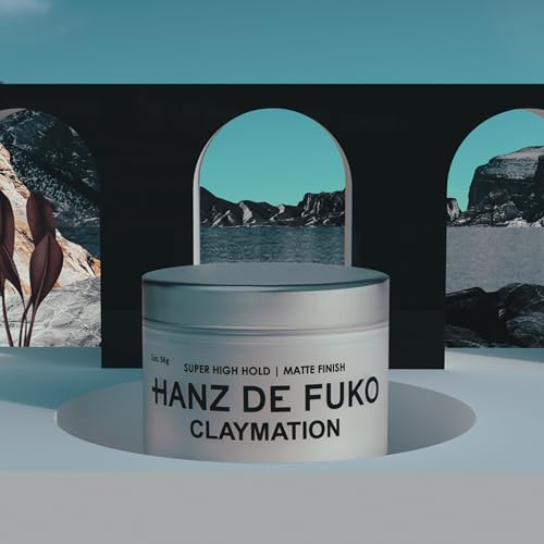 Hanz de Fuko Claymation Hair Clay – 2 oz Matte Finish