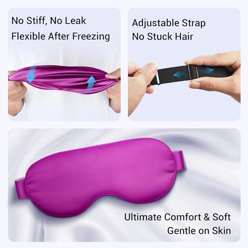 Cooling Eye Mask for Puffy Eyes & Migraines Relief