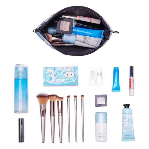 Small Makeup Bag for Purse - Compact Cosmetic Pouch